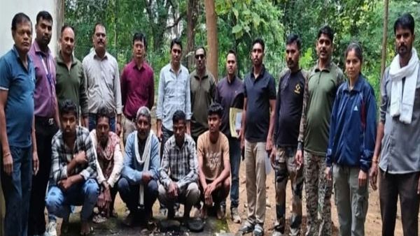 विजेचा सापळा रचून चितळाची शिकार