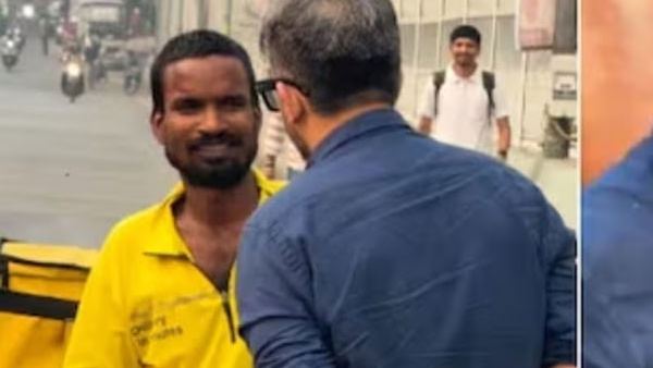 सायकलवरून डिलिव्हरी, डोळ्यांवर पट्टी अन् समोर स्कूटी!