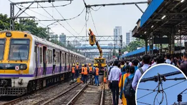 मुंबई लोकल ठप्प! साडेतीन तास ट्रेन एकाच जागी!