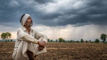 खरीप हातचा गेला..! आकाशात ढग, पण पाऊस नाही